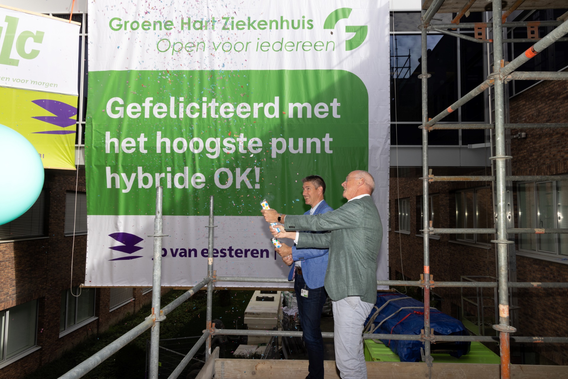 Gebouw Met Hybride Ok Van Het Groene Hart Ziekenhuis Bereikt Hoogste